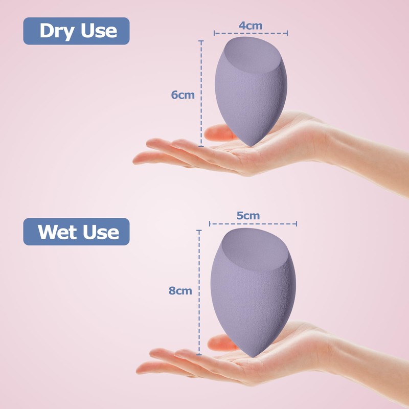 Makeup Sponge, 8 Pieces Beauty Blender Make Up Sponge Makeup