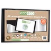 eco-eco A5 50% Recycled 20 Pocket Black Landscape Presentation Display