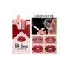 4 Colors 0.8g Matte Lipstick Set Long Lasting Velvet Finish