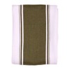 Dexam Love Colour Striped Tea Towels, Olive Green
