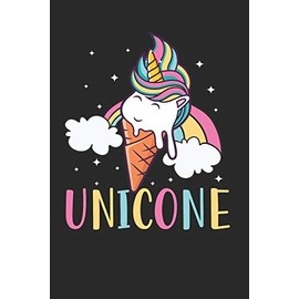 UNICONE: Dot matrix notebook for the journal or diary for women and men