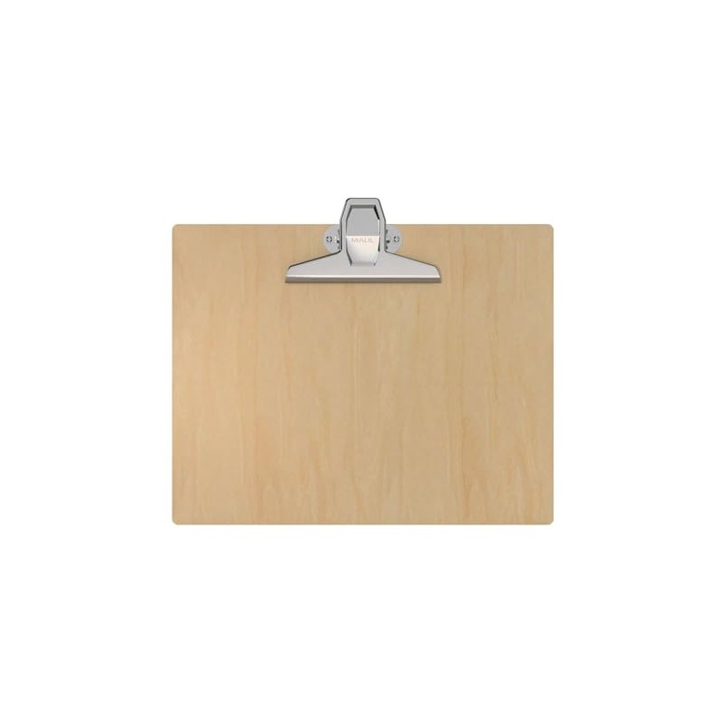 MAUL Mautilia A4 Clipboard, High-Quality Wooden Clipboard in A4 Landscape