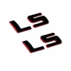 Yoaoo 2Pack OEM Ls Nameplate Emblem Badges 3D Decal Compatible