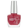 Maybelline New York Make-Up Nailpolish Express Finish Nagellack Cherry/Ultra schnelltrocknender Farblack in sattem Kirschrot, 1 x 10 ml