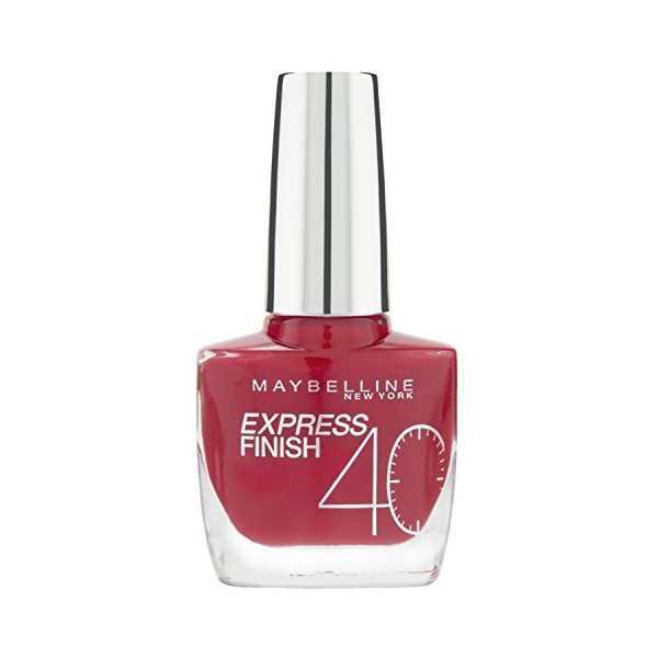 Maybelline New York Make-Up Nailpolish Express Finish Nagellack Cherry/Ultra schnelltrocknender