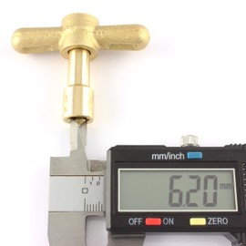 Lockshield Key only for 1/2" Hose Union Lockshield Bib Tap Outside Garden Tap, Gate Type Pump Valves, Lockshield stopcocks and bibcocks (approximately 6mm across flats)