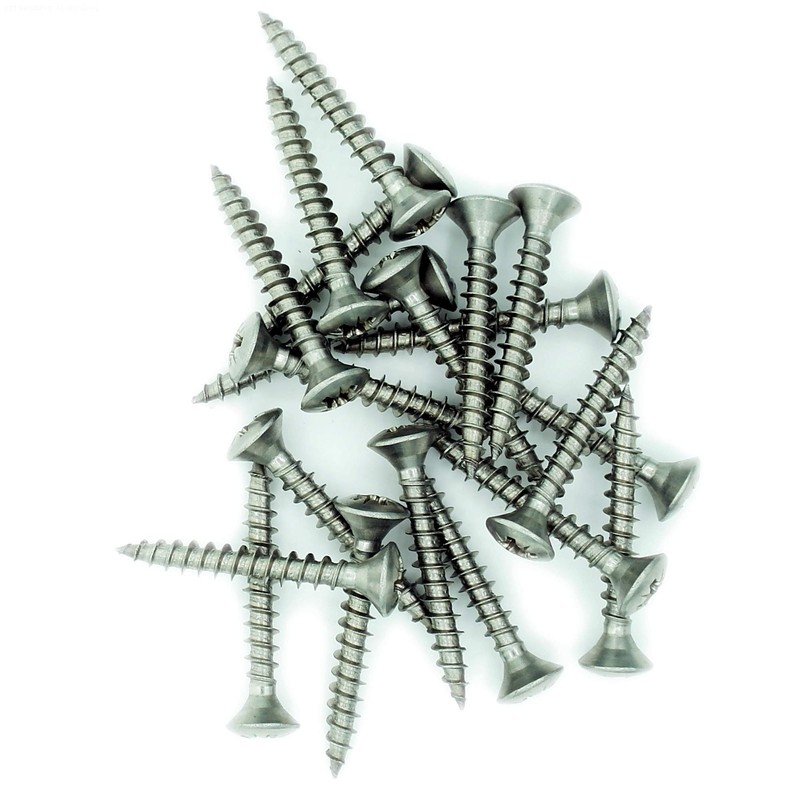 No.4 x 0.65 (3mm x 16mm) Pozi Raised Countersunk Chipboard