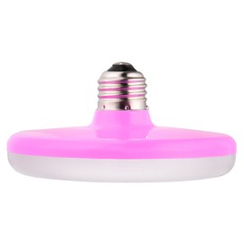 Diodesy- UFO Pendant LED Light Fixture 7W (35W Equivalent) 3000K Soft White 550 Lumens IP44 E26 Medium Base Pink Utility Shape Lamp for Living Rooms Bedroom Dining Rooms Damp Location UL Listed
