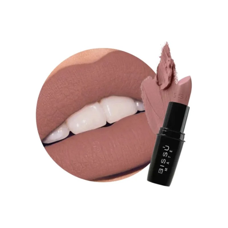 Set Labiales Mate Bissu (kit 9 Piezas Tonos Nude)