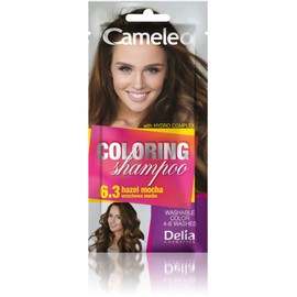 Cameleo - Coloring Shampoo - Hazel Mocha - Quick and Easy Color Refreshing - Washable Coloring - Tone In Tone - 40ml