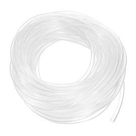 sourcing map Solid Rubber Cord Tubing, 3mm OD x 16ft L Clear Rubber Tube for DIY Craft Beading Necklaces Bracelet