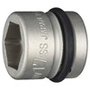 TONE Impact Short Socket 4NV-17SS Insertion Angle 0.5 inch (12.7