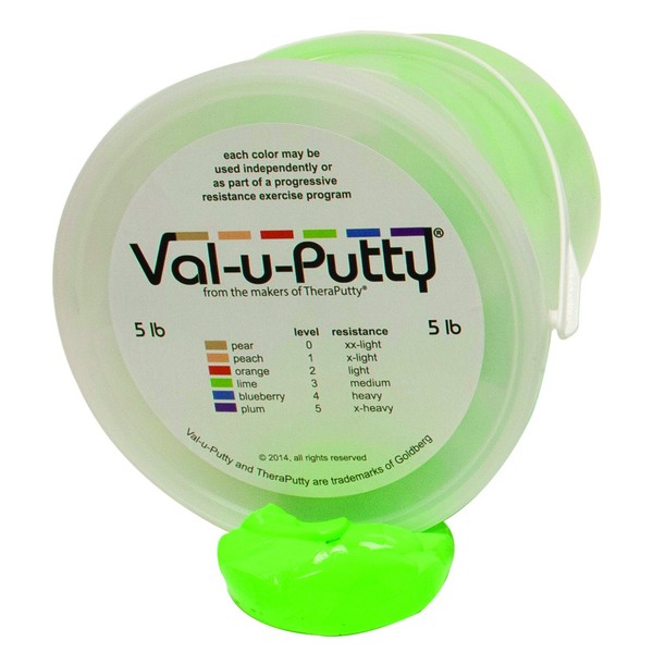 Val-u-Putty FAB10-3953 Exercise Putty, Medium, Lime, 5 lb.