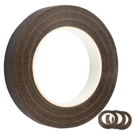 Auvotuis 4 Rolls Dark Brown Floral Tapes, 1/2 Inch Wide 30Yards/ Roll Floral Stem Wrap Tapes Waterproof Florist Tape for Bouquets Wrapping and Crafts