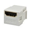 HDMI Female to HDMI Female Keystone Coupler Insert White