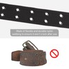 Iridsmole Double Grommet Canvas Belts for Men, Nylon Webbing Belts