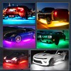 MICTUNING N8 Aluminum RGBW LED Car Underglow Light Kit, Exterior