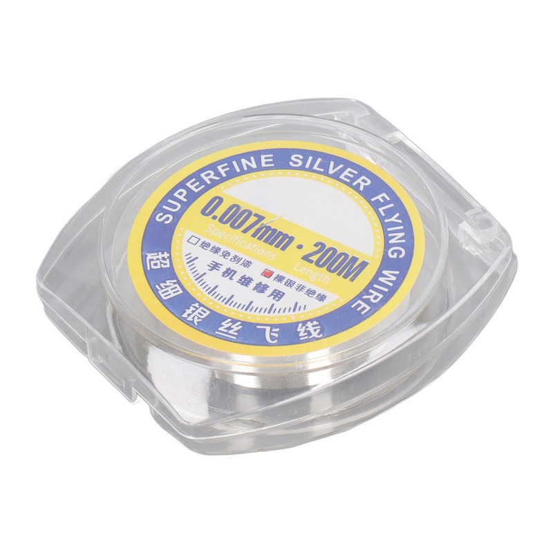 0.007mm Superfine Silver Jumping Wire Stretchable Ultra Fine Electronic Maintenance