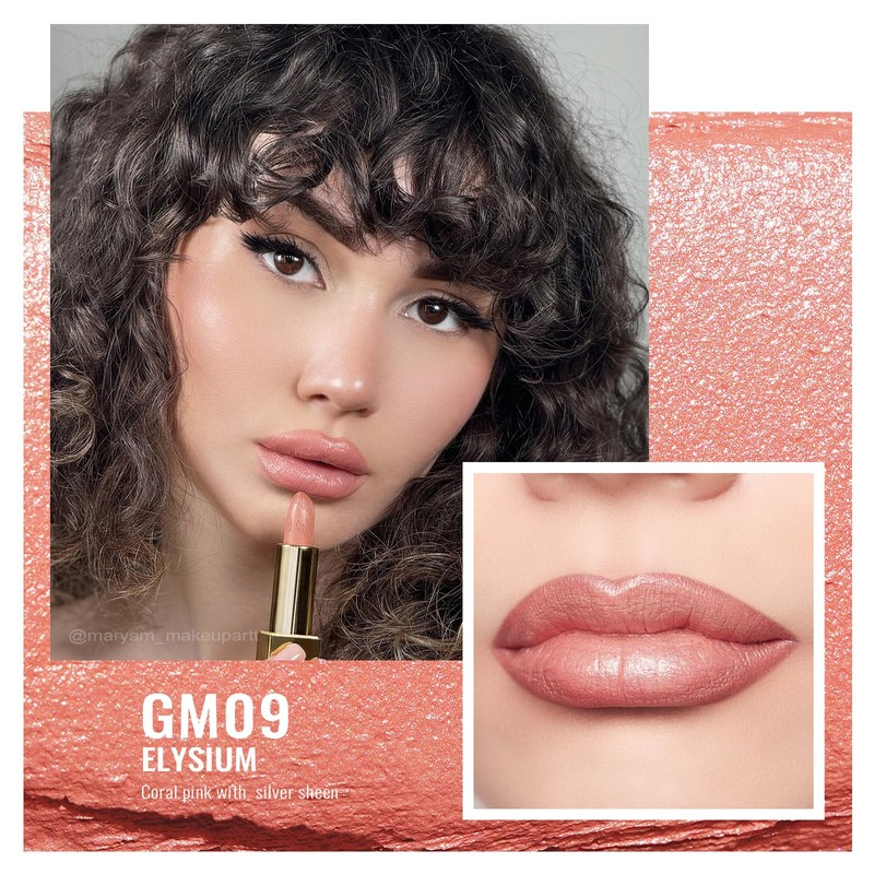 Oulac Metallic Shine Lipstick Long Lasting Lip Color Set 1