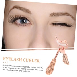Healvian Eyelash Curler for Women Ergonomic Design Eyelash Curling Tool Portable Makeup Accessory for All Eye Shapes Creates Lasting Curls for Natural Lashes