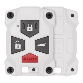 AJT Design Injection Fob Shell for Honda – Key Fob Cover Replacement Case – Fits Accord, Civic, CR-V, Pilot & More (2003–2017) – Shell Only, No Electronics – OEM-Style Button Layout - White