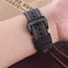 EACHE Black Mens Leather Watch Straps,Crazy Horse 20mm Leather Watchband,Watch