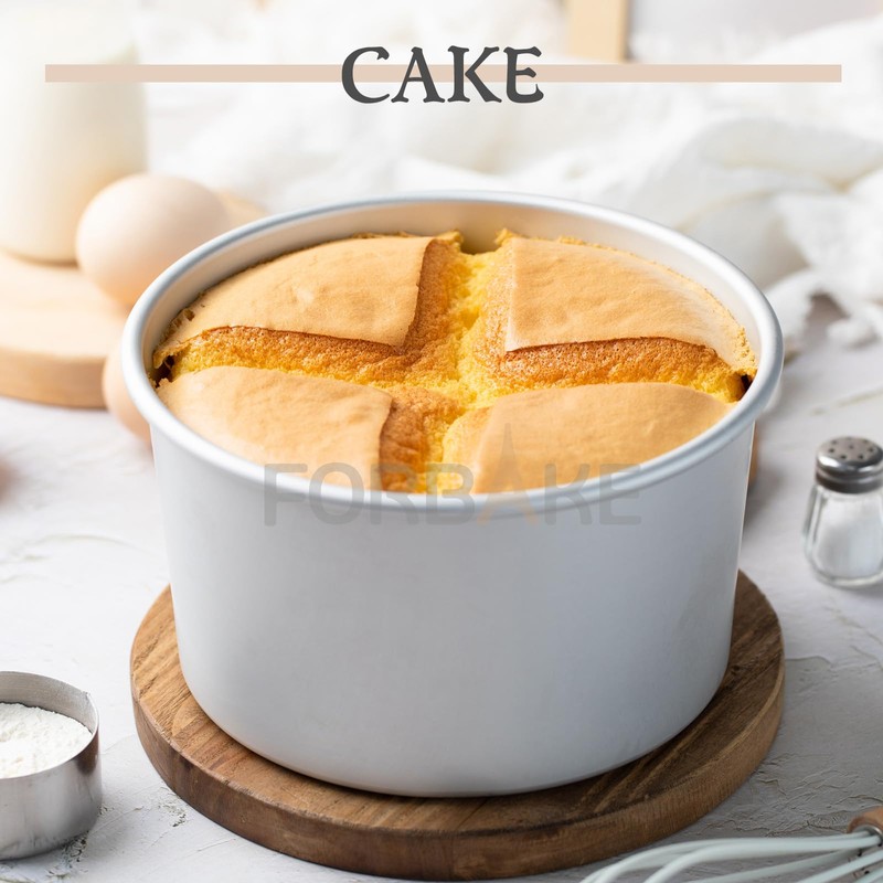 FORBAKE - Molde de gasa antiadherente de 7 pulgadas, profundidad