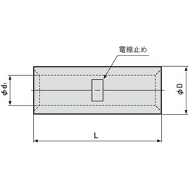 JAPPY B-250 JP Bare Compression Sleeve Butt Sleeve (B Shape)