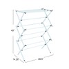 Household Essentials Folding Clothes Drying Rack with Strong Steel Frame