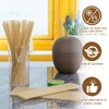 HANSGO 60PCS Sugarcane Straws, 7.8 Inch Drinking Straws Bulk Sturdy