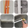 36-Pack Plastic Pipe Clamps – White Single Pipe Clips (20mm)