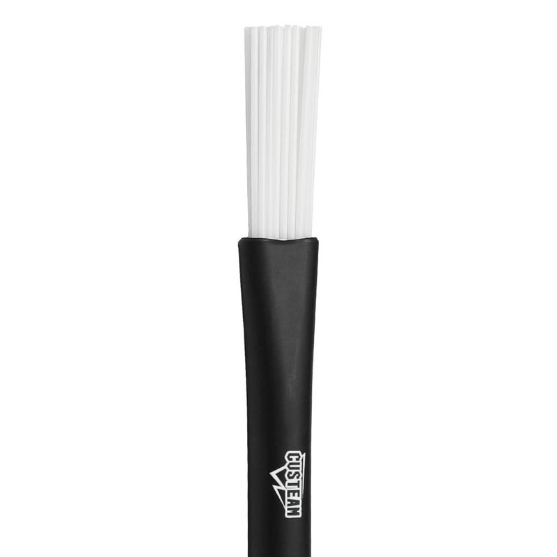 CUSTEAM Nylon Brush White Drum Stick Brush Stretchable Nylon Drum