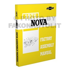 1975 Chevy Nova Factory Assembly Manual Reprint