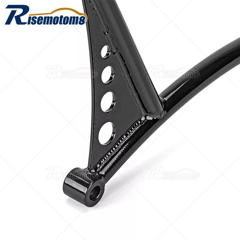 RI Gloss Black 24" Tall Passenger Sissy Bar Backrest w/Pad