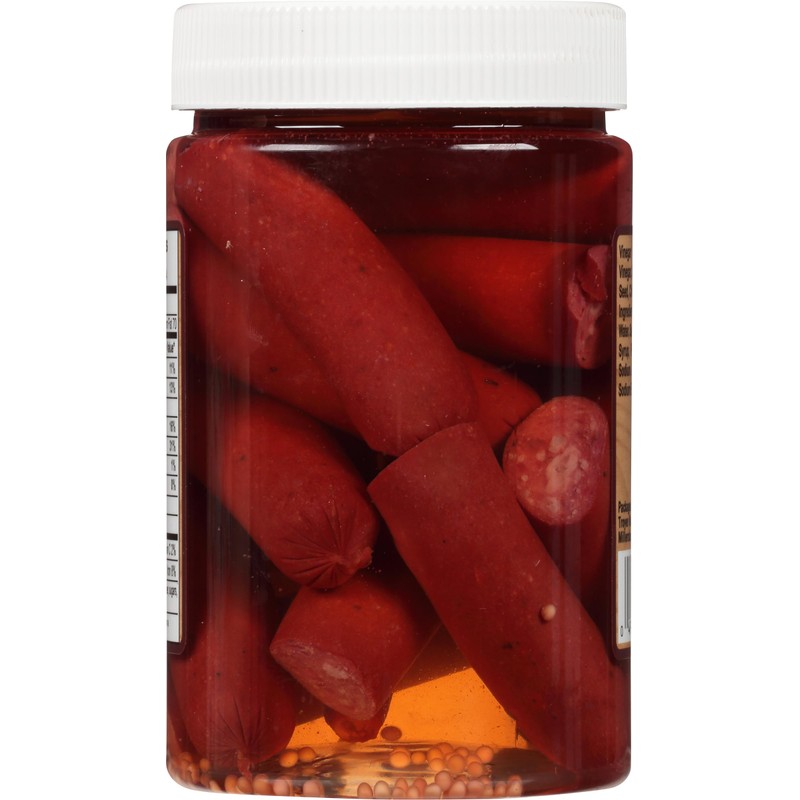 Backroad Country Red Hot Pickled Polish Sausage 8 Ounces