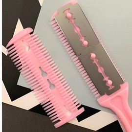 DIY bangs thinning hair cutter comb haircutting trimming tool buyus / 셀프 앞머리 숱치기 헤어 커터 빗 미용 커트 다듬기 도구 buyus