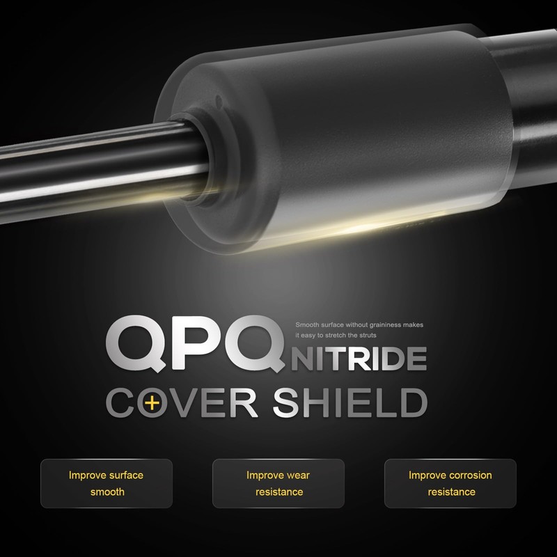 A-Premium 2-PC Set Front Hood Lift Supports Shock Struts Compatible