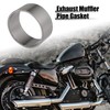 Motoforti Motorcycle Exhaust Muffler Pipe Gasket Graphite Seal Ring Silencer