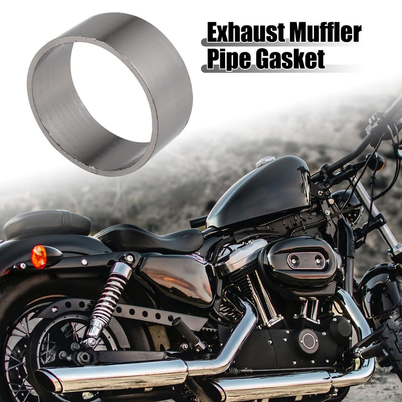 Motoforti Motorcycle Exhaust Muffler Pipe Gasket Graphite Seal Ring Silencer