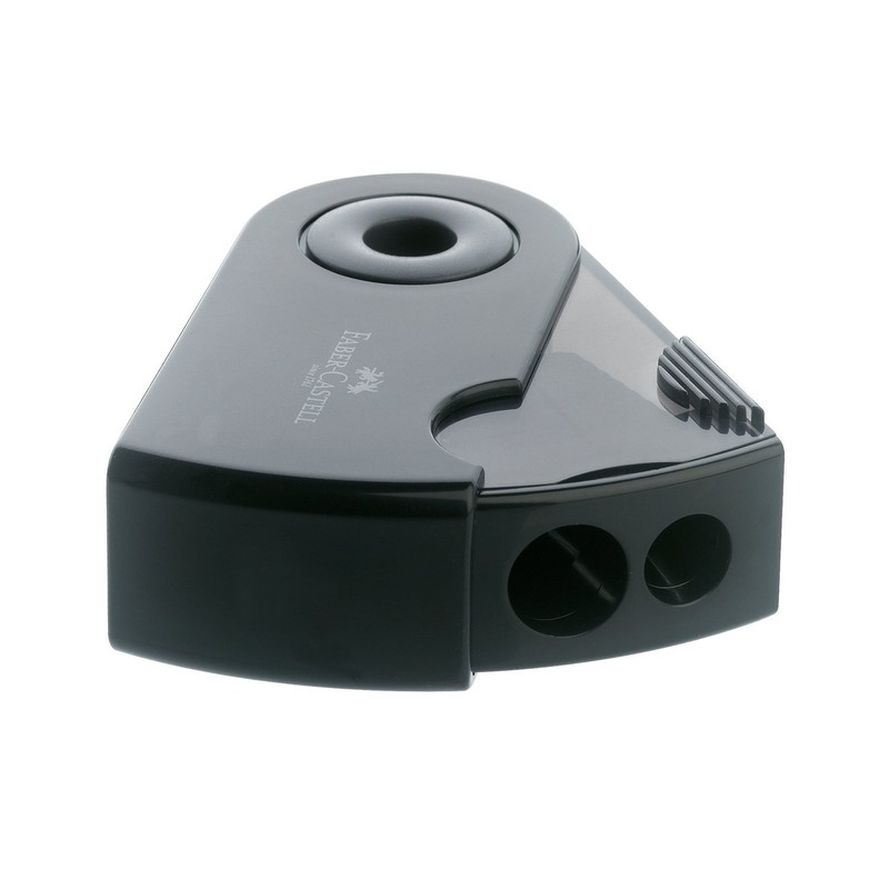 Faber-Castell 182700 - Doppelspitzdose Sleeve, schwarz