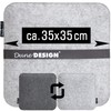 DuneDesign 4 Felt Seat Cushion Square 35 x 35 x