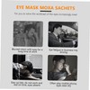 FOMIYES 5pcs Steam Warm Eye Mask Liners Moxa Sachets Herbal