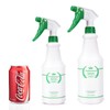 Plastic Spray Bottle 2 Pack, 32 Oz, All-Purpose Heavy Duty