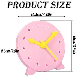 GETJOY 3 PCS Learning Clock, Learn to Tell the Time Clock, Kids Clock, Teaching Clocks, Kids Learning to Tell Time, Maths Manipulatives for Telling Time, Analogue Clock for Kids Learning ﻿