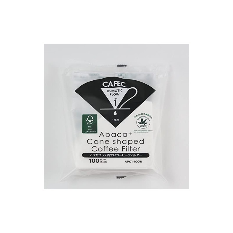 CAFEC APC1-100W Single Serve Coffee Filters, 100 Count (Pack of