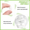 6 Pcs Plastic Cord Lock Stopper End Spring Stop Toggle