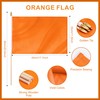 Yingnner 12 Pack Orange Stick Flags Small 12x18 Inch Hand