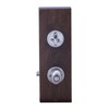 Copper Creek EKDB141SS Egg Door Knob Keyed Alike with Deadbolt