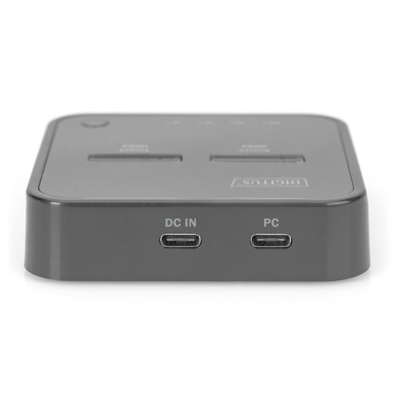 DIGITUS Dual M.2 NVMe SSD Docking Station - USB Type-C