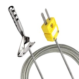Thermocouple K Type TL3163K for K-Type Thermocouple Probe with Metal Wrapped in Temperature Range from -40℉ to 850℉